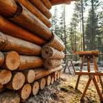 Фото по теме: Секреты правильной укладки межвенцового утеплителя.